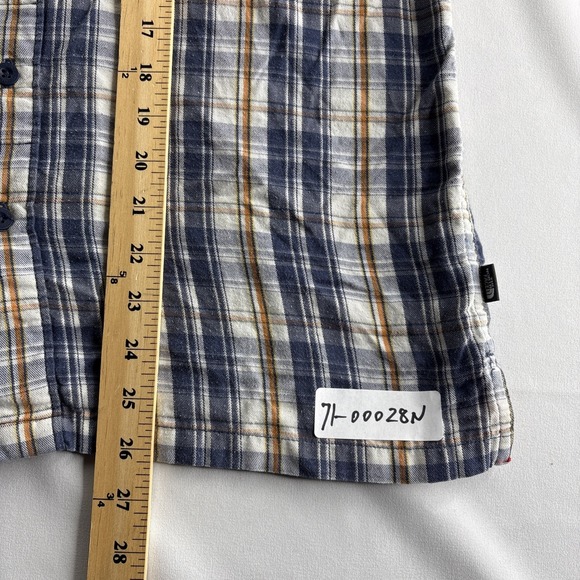 North Face Explore Fund Button Shirt Men's Small Striped Long Sleeve - Picture 3 of 7